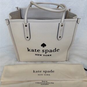 Kate Spade Ella Large Cream Tote Bag